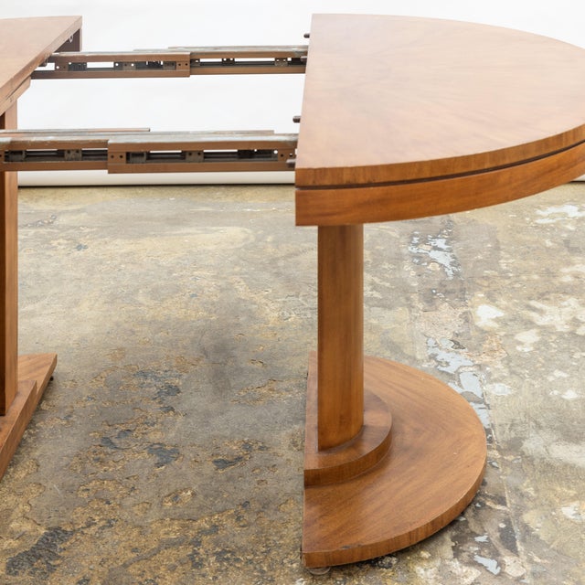 1980s Post-Modern Neo-Classic Pedestal Table Attributed to Michael Taylor for Baker For Sale - Image 10 of 13