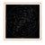 Contemporary Square Vintage Minimal Star Map With Constellations - Black For Sale - Image 3 of 5