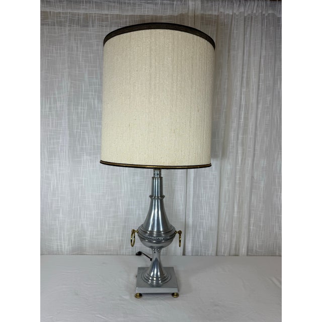 Vintage Regency Neoclassical Urn Shape Torchiere Table Lamp For Sale - Image 10 of 12