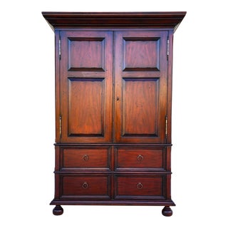 Mahogany Armoire by Ralph Lauren For Sale