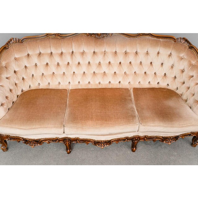 Baroque Style Sofa in Solid Wood, 20th Century For Sale - Image 13 of 18