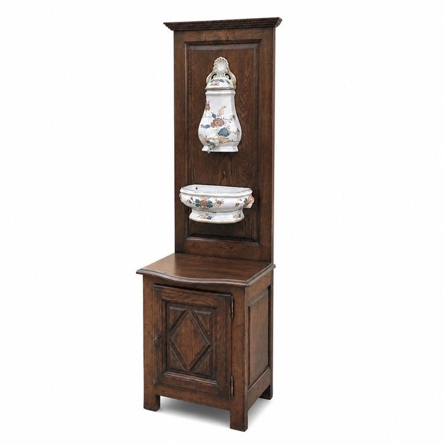 French Country 19th Century Country French Fountain With Porcelain Reservoir & Basin For Sale - Image 3 of 13