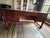 Antique Oak Partners-Style Library Desk, Turned Leg Base For Sale - Image 4 of 5