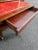 Mid-Century Campaign Style Tooled Leather Top Magic Box Desk For Sale - Image 9 of 11
