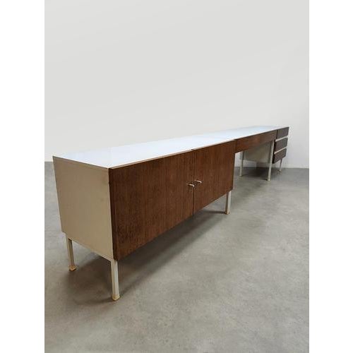 Brown Vintage Modular Sideboard, 1970s, Set of 3 For Sale - Image 8 of 8