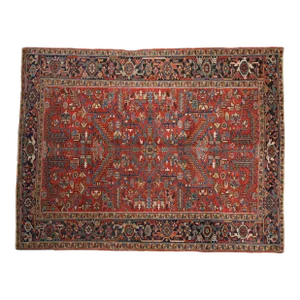 Vintage Heriz Carpet - 6'8" X 8'8"
