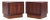 Svend Madsen Mid Century Danish Rosewood Tambour Door Nightstands - Pair For Sale