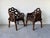 Vintage Chinese Organic Root Bamboo Rustic Club Armchairs – A Pair For Sale - Image 4 of 12