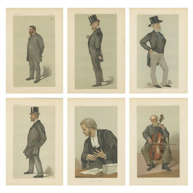 Unknown, Parliament & Society, 1883, Paper, Set of 6 For Sale - Image 9 of 9