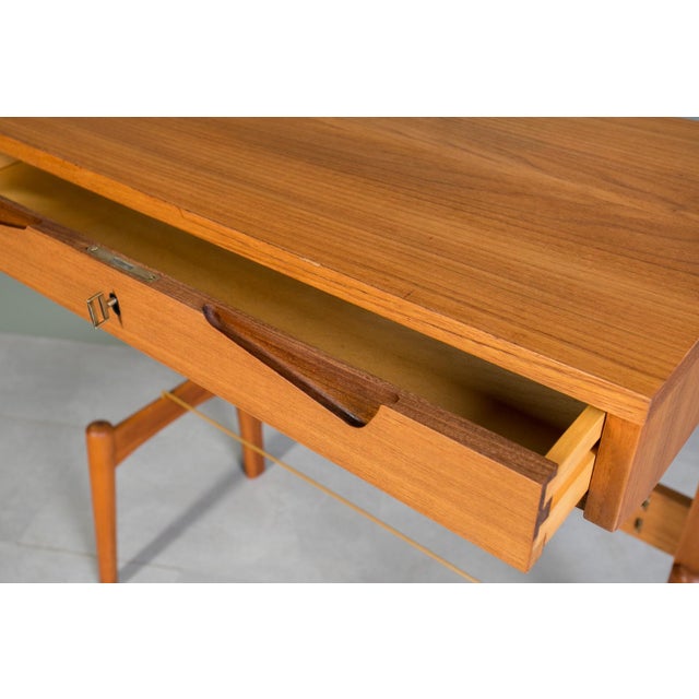 Brown Modular Wall Unit in Teak from Brodrene Jatog Mobelfabrik, 1960s For Sale - Image 8 of 15