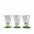 Vintage Shot Glasses with Green Feet from Gullaskruf, Set of 3 For Sale - Image 4 of 5