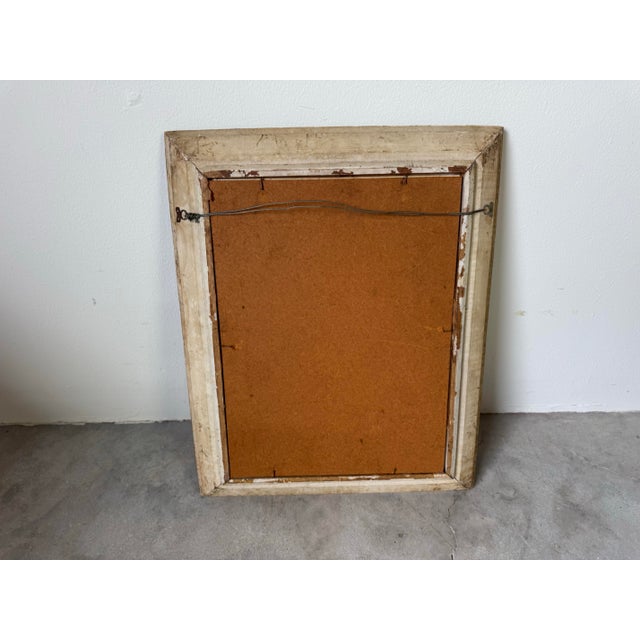 Brown 1956 Vintage Joe Beck Woman Portrait – Oil on Canvas Board Painting For Sale - Image 8 of 8