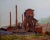 Industrial Emerson Lewis -1930s California Impressionist Industrial Scene - Oil Painting For Sale - Image 3 of 12