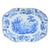 English 19th Century Blue & White Porcelain Platter For Sale - Image 9 of 9