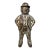 Antique Rare Original Foxy Grandpa Cast Iron Hubley Coin Still Bank 1900 For Sale