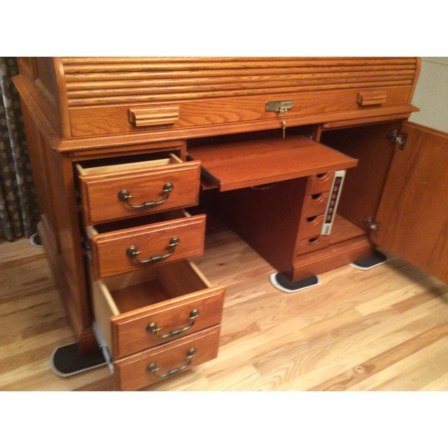 American Drew Rolltop Desk Chairish