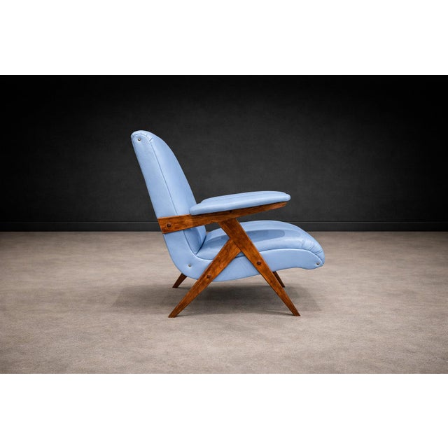 Wood José Zanine Caldas “Z” Armchair in Pau Marfim and Upholstery, 1950s - Lot 334A For Sale - Image 7 of 15