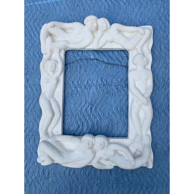 Art Deco Plaster Mirror Frame by Cecilia Graham For Sale - Image 13 of 13