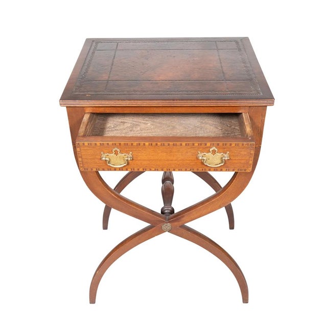 Pair of Regency Style Mahogany End Tables For Sale - Image 11 of 18
