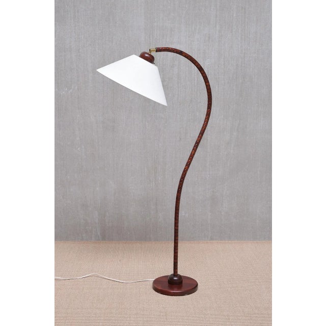 Sculptural Floor Lamp in Beech from Markslöjd, Sweden, 1960s For Sale - Image 9 of 15