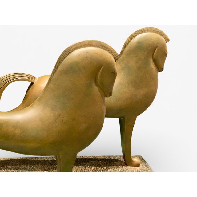 Sculptural Horses from Artforum, Set of 2 For Sale - Image 7 of 18
