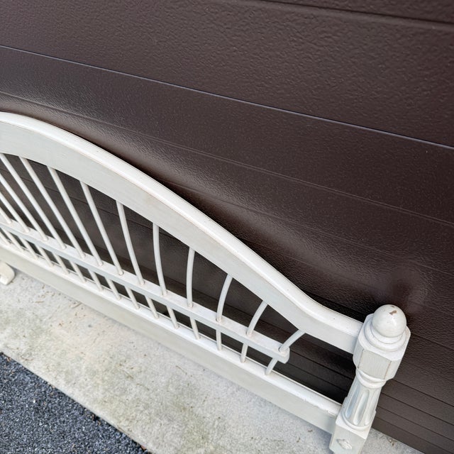 Ethan Allen 2000s Ethan Allen Country French / Maison Wheatback Full Footboard (37-5630) For Sale - Image 4 of 14