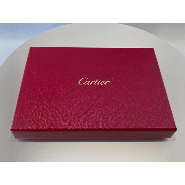 Cartier Paris “Tank” Stationery Set, 10 Cards & Envelopes in Original Box 1990s For Sale - Image 12 of 12
