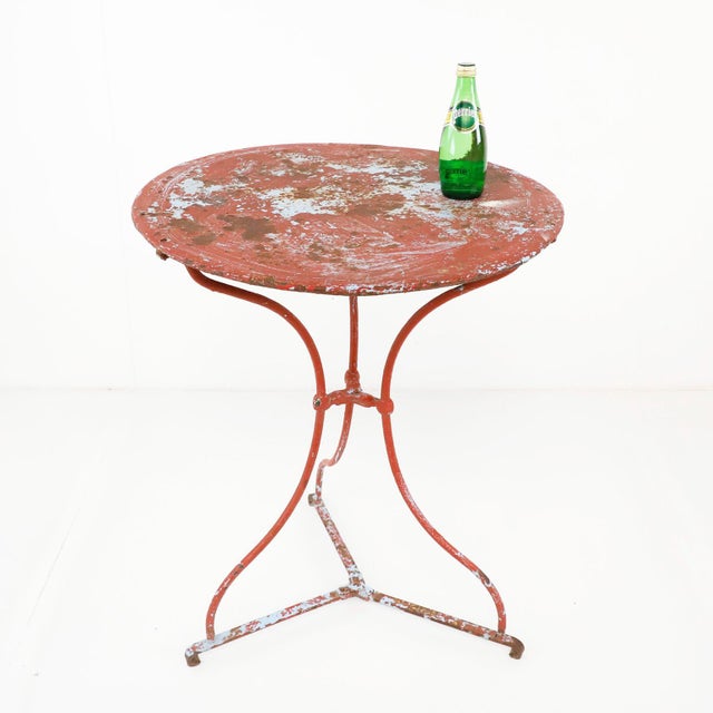 1920s 19th Century French Bistro Table For Sale - Image 5 of 5