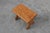 Hand-Carved Oak Wooden Stool, France, 1890s For Sale - Image 4 of 11