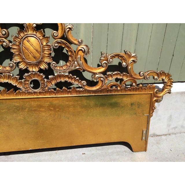 On Sale Carved Gilt King Headboard Chairish