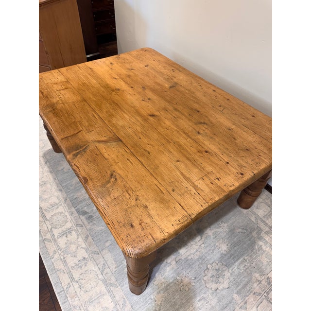 19thy Century English Pine Coffee Table For Sale - Image 10 of 11