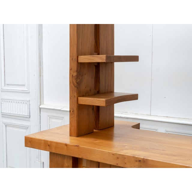 Wood Antique Bar in Elm, 1960s For Sale - Image 7 of 15