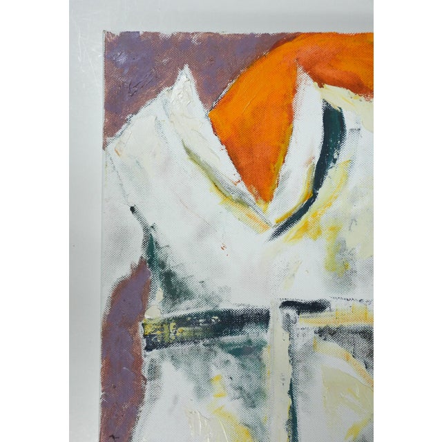 Contemporary Surreal Heart Coffee and Robe Painting For Sale - Image 4 of 8