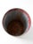 Metal Antique Galvanized Utility Can With Red Paint For Sale - Image 7 of 17