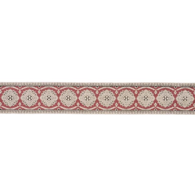Rita Konig was inspired by an antique watercolor when she created Maximilian Tape, a delicate lacelike design screen-...