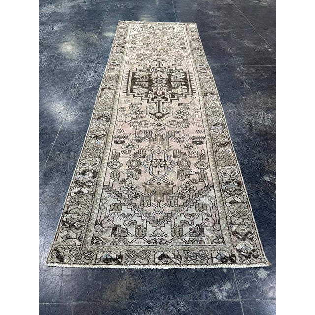 Textile Turkish Vintage Rug 3' x 9'3" For Sale - Image 7 of 7