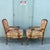 Wood Vintage French Provincial Lounge Chairs by Woodmark - A Pair For Sale - Image 7 of 9