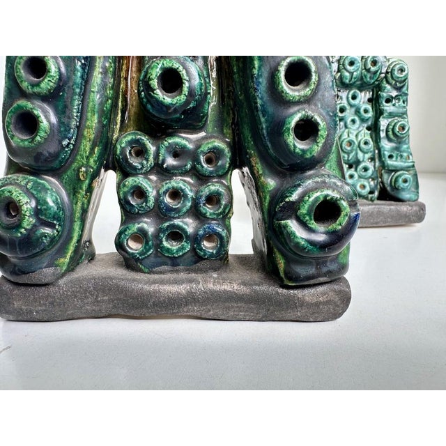 Beige Studio Ceramic Bookends by Rudolf Mauke, Germany, 1960s, Set of 2 For Sale - Image 8 of 18