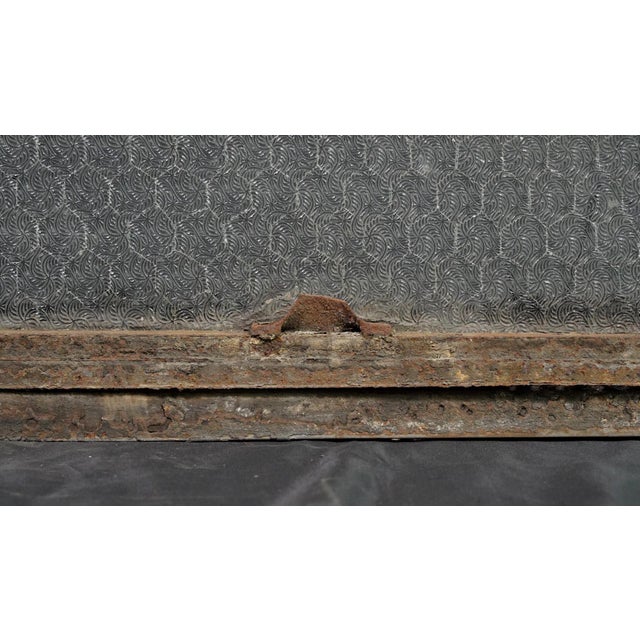 Wood Reclaimed Wormy Chicken Wire Glass Window 32 X 19 In. For Sale - Image 7 of 7