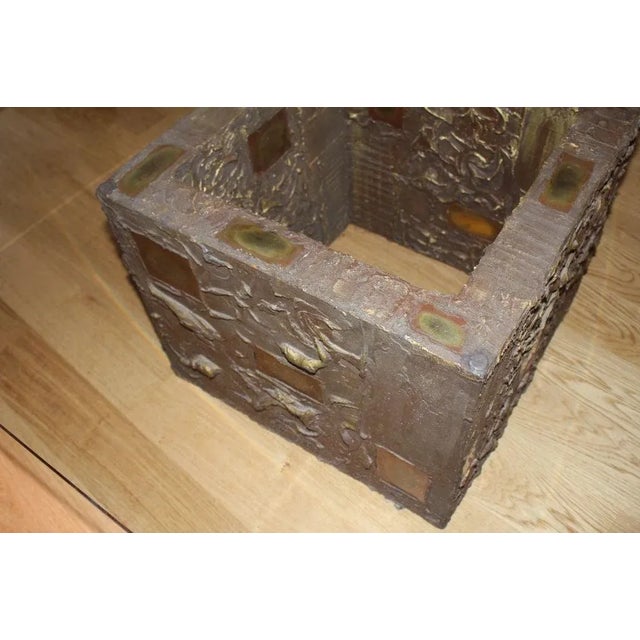 Glass Adrian Pearsall Brutalist Table For Sale - Image 7 of 11