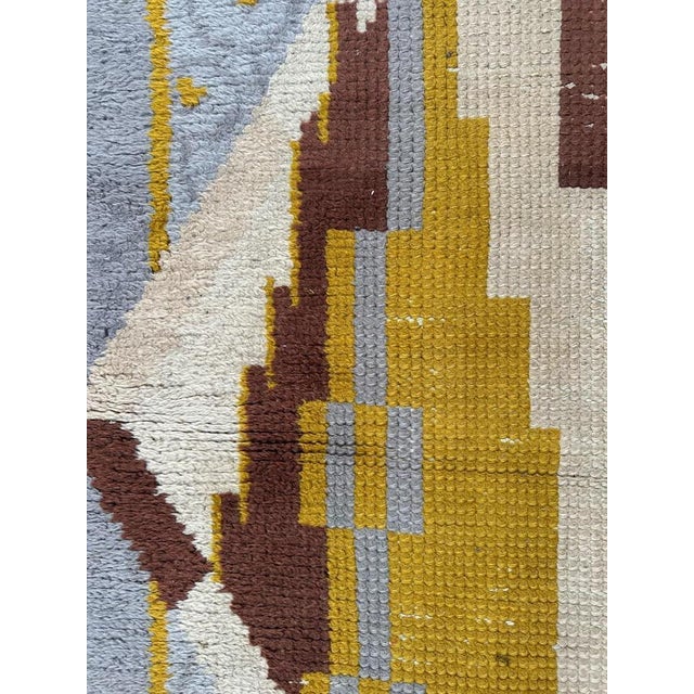 Art Deco French Rug by Cransac, 1930s For Sale - Image 10 of 18