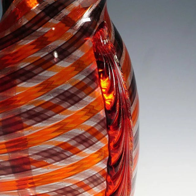 Murano Glass Spirale Vase by Eugenio Ferro, 2009 For Sale - Image 6 of 11