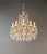 Antique French Italian Crystal Chandeliers Brass Rococo Style Restored - a Pair For Sale - Image 6 of 11
