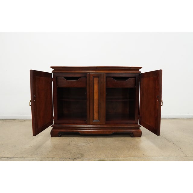 Vintage Universal Furniture Chinoiserie Bar Cabinet, Attributed For Sale - Image 10 of 18