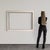 Great mid-20th-century Italian frame. Carved and painted wooden piece of furniture, generous in size and attractive in...