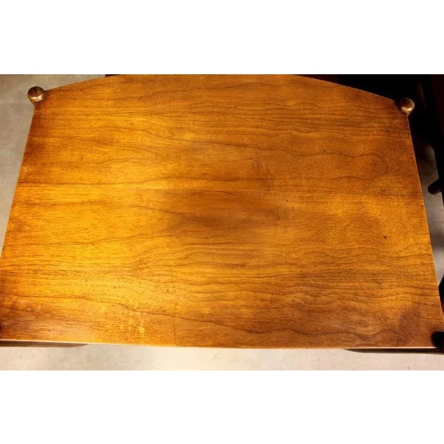 Mid Century Sculptural Two Tier Step Side Tables - a Pair For Sale - Image 9 of 11