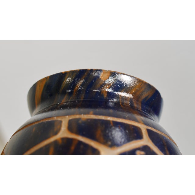 Belgo-French Art Deco Lamp by Carion & Le Verre Francais Schneider - 1920s France For Sale - Image 14 of 15