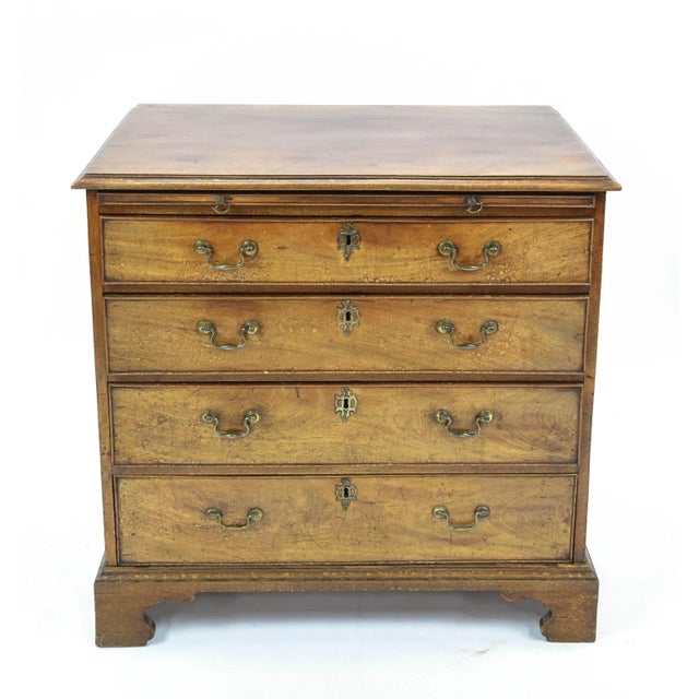 Antique 18th/19th Century Bachelor's Chest With Slide Out Shelf For Sale - Image 9 of 9