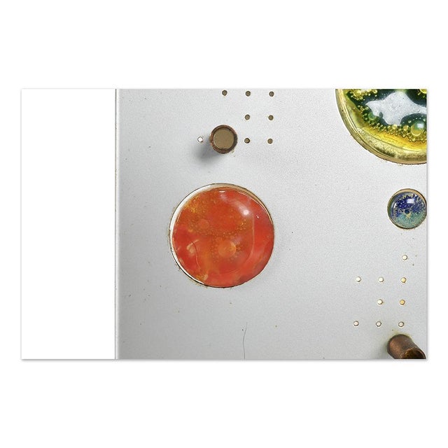 Dutch Table Lamp in Glass, Copper & Metal, 1980s For Sale - Image 6 of 9