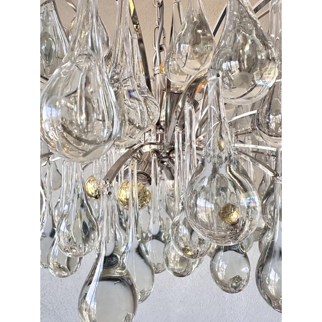 Vintage Teardrop Chandelier by Christoph Palme, 1970s For Sale - Image 6 of 16